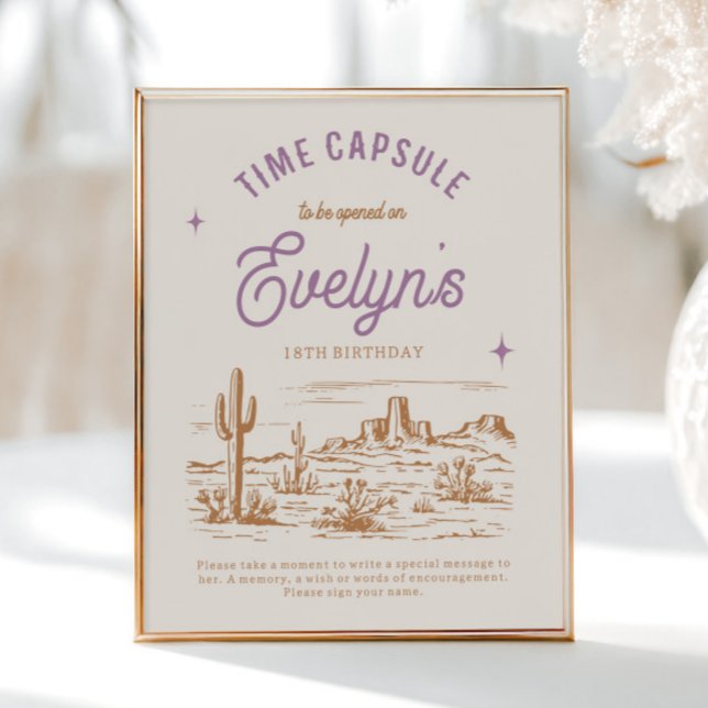 Lámina Rótulo de cápsula de tiempo de vaca de 8 x 10 (Subido por el creador)