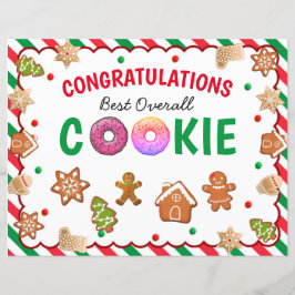 Lámina Rótulo de cookie de voto