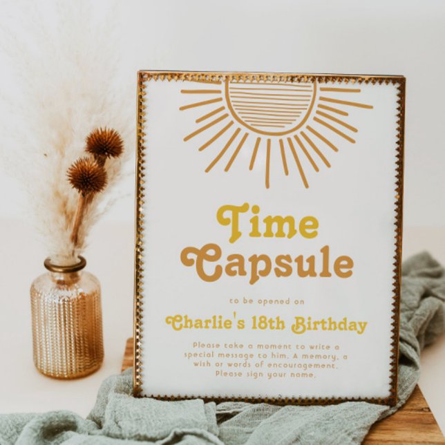 Lámina Rótulo de la cápsula de Sun Time (Subido por el creador)