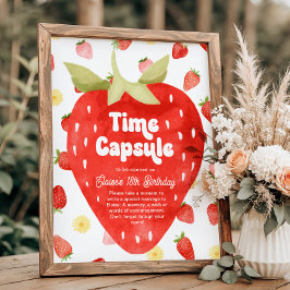 Lámina Rótulo de la cápsula del primer cumpleaños de Berr