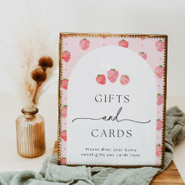 Lámina Rótulo de regalos de fresa | Rótulo de fresa