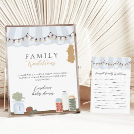 Lámina Rótulo de Tradición Familiar de Mercado de Agricul