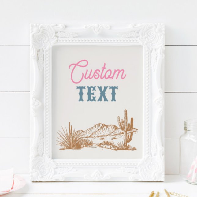 Lámina Rótulo Fiesta occidental personalizado (Subido por el creador)