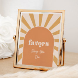 Lámina Rótulo Rosa Sun Favors