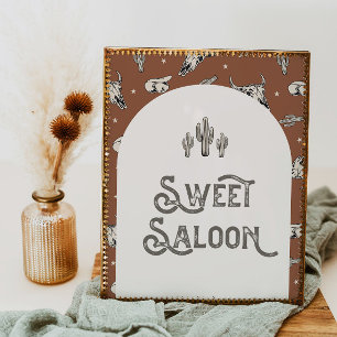 Lámina Rótulo Wild West Sweet Saloon