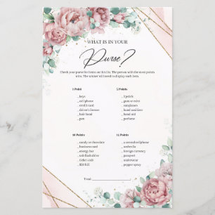 Lámina Rubor peonies eucalipto ¿Qué hay en tu bolsillo?
