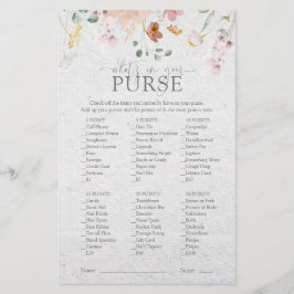 Lámina Rubor Pink Garden Flores Bridal Shower Juego de bo