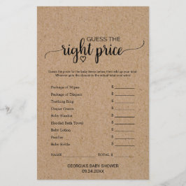 Lámina Rustic Faux Kraft Calligraphy qué hay en tu teléfo