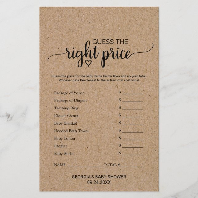 Lámina Rustic Faux Kraft Calligraphy qué hay en tu teléfo (Anverso)