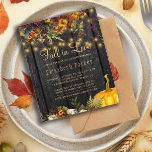 Lámina Rustic floral budget bridal shower Invitation