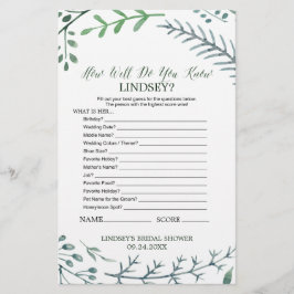 Lámina Rustic Wreath ¿Qué tan bien conoces el juego de la