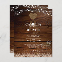 Lámina Rústica jarrones alumbran a gypsophilia BODA