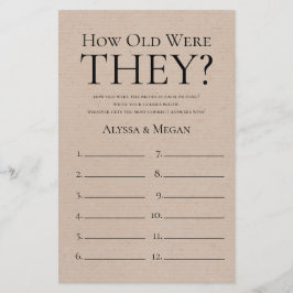 Lámina Rústico Cuán Viejos Eran Los LGBTQ