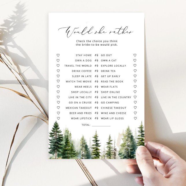 Lámina Rústico de Woodland ¿Prefiere el juego de novias? (Subido por el creador)