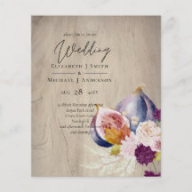 Rústico otoño caída calabazas higos flores Boda