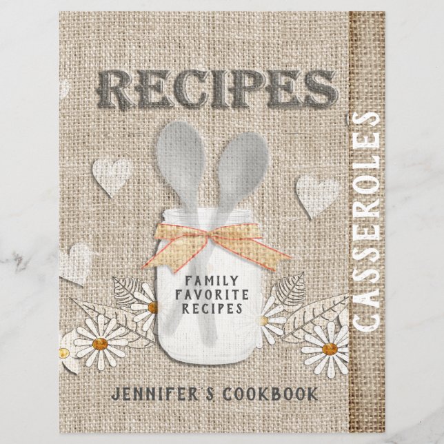 Lámina Rústico País Vintage Personalizado (Anverso)