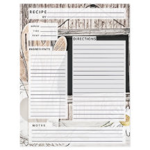 Rustlic Country Burlap Receta Insertar