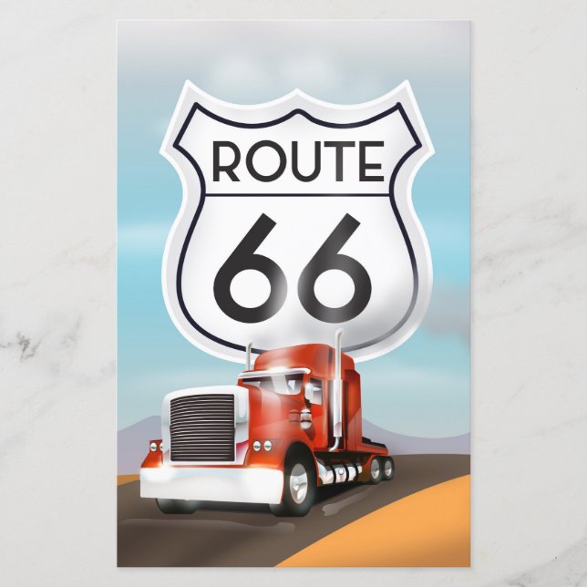 Lámina Ruta 66 (Anverso)