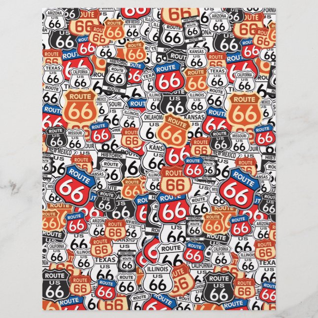 Lámina Ruta 66 (Anverso)