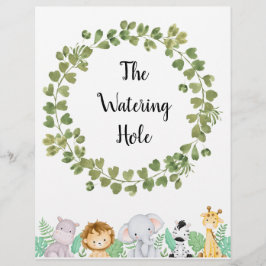 Lámina Safari, el Poster del Agujero