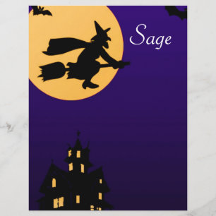 Lámina Sage Halloween Letterhead