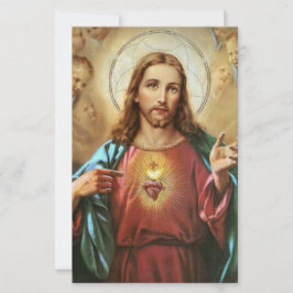 Lámina Sagrado Corazón Jesús Religioso Católico Tradicion