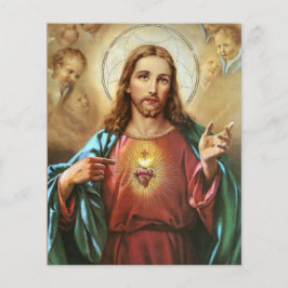 Lámina Sagrado Corazón Jesús Religioso Católico Tradicion