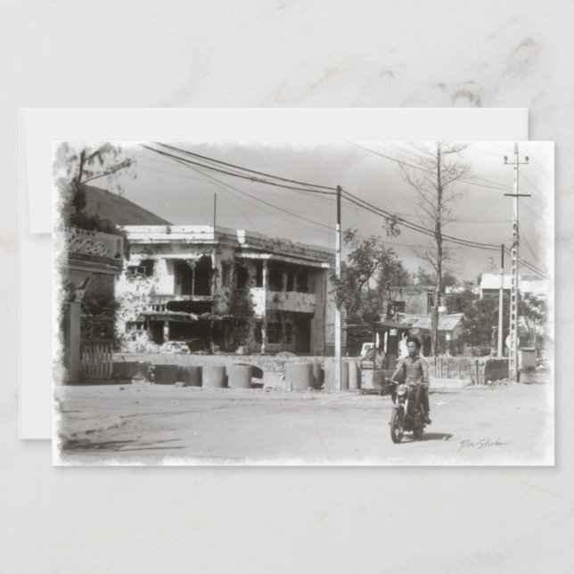 Lámina Saigón Vietnam 1968 B Impresión (Anverso)