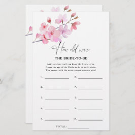 Lámina Sakura - ¿Cuántos años tenía la novia para jugar?