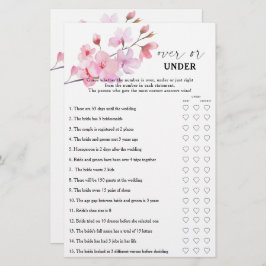 Lámina Sakura - Juego de ducha de novia o de más bajo