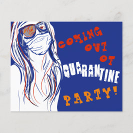 Lámina salir del fiesta de cuarentena