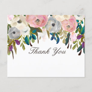 Lámina Salón De Belleza Floral Pintado Gracias Cartas De 