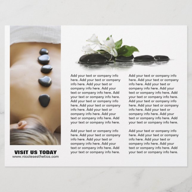 Lámina Salón de personalizable Tres Volantes (Anverso)