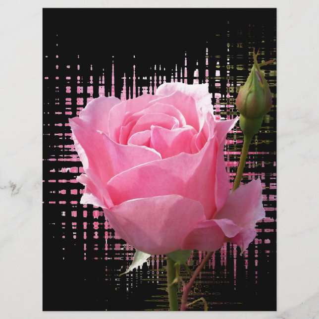 Lámina salpicadura rosa rosada (Anverso)
