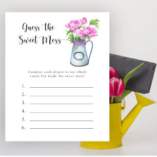Lámina Salto de flores - Adivinen el juego de Sweet Mess