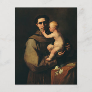 Lámina San Antonio de Padua por Luca Giordano