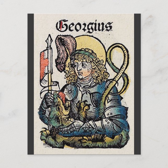 Lámina San Jorge y el Dragón Gran Mártir (Anverso)