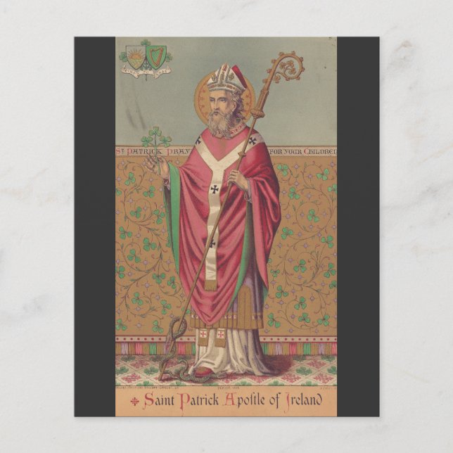 Lámina San Patricio de Irlanda (Anverso)