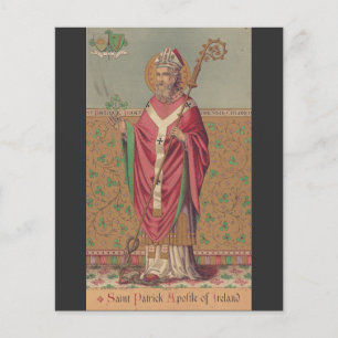 Lámina San Patricio de Irlanda Arte Céltico Sagrado