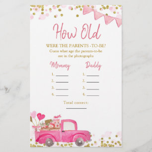 Lámina San Valentín Camión Querido Cuán Viejos Son Los Pa