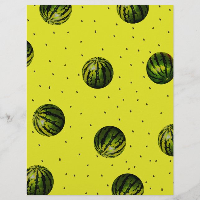 Lámina sandías y productos de semillas (Anverso)