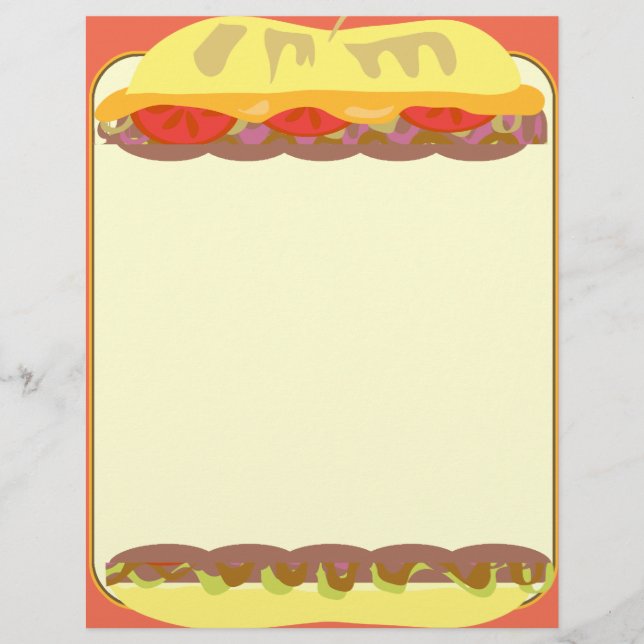 Lámina Sandwich Stationery (Anverso)