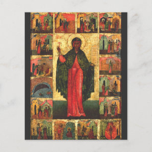 Lámina Santa Anastasia la Libertadora Arte Bizantino