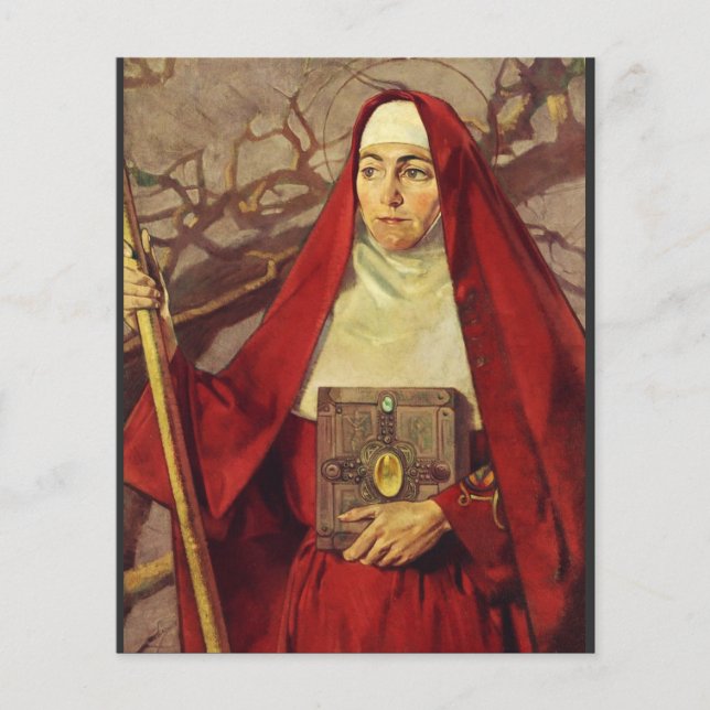 Lámina Santa Brígida de Irlanda (Anverso)