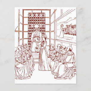 Lámina Santa Catalina discutiendo con los eruditos por Ma