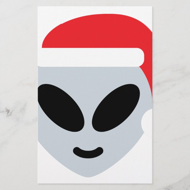 Lámina santa claus alien emoji (Anverso)