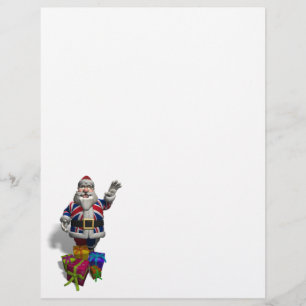 Lámina Santa Claus del Reino Unido