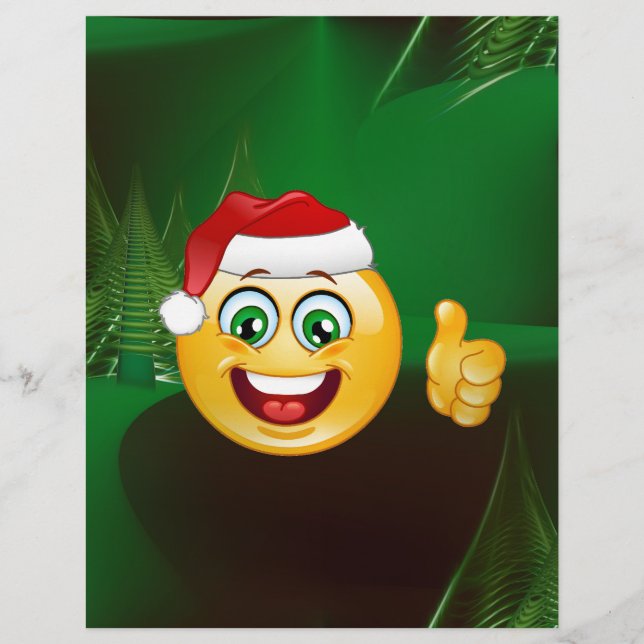 Lámina santa claus emojis (Anverso)