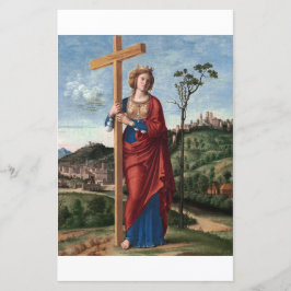 Lámina Santa Elena con la Verdadera Cruz Arte Sagrado