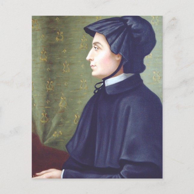 Lámina Santa Elizabeth Ann Seton (Anverso)